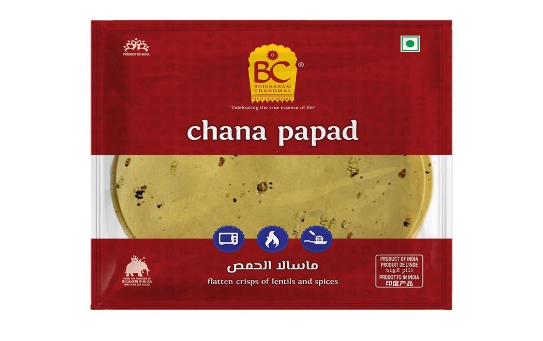 Bhikharam Chandmal Chana Papad    Pack  180 grams
